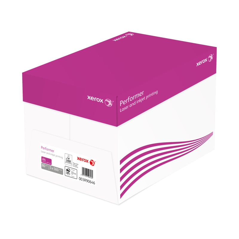 Xerox Performer Kopierpapier Weiss – A4, 80 g/m², 100'000 Blatt