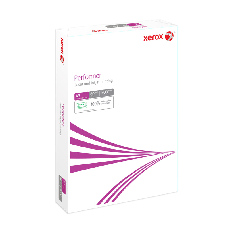 Xerox Performer Kopierpapier – A3, 80 g/m², weiss – holzfrei, ECF – 25000 Blatt