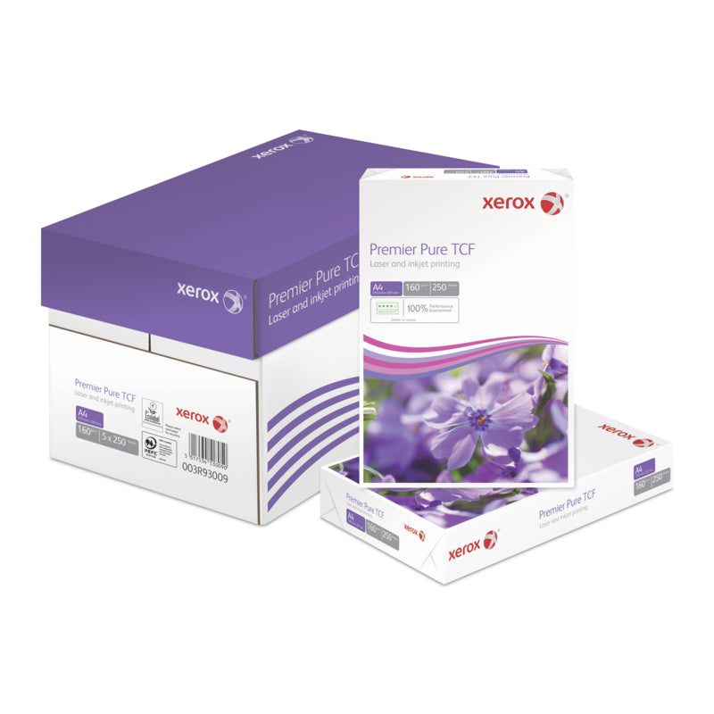 Xerox premierpuretcf Xerox Premier Pure TCF Kopierpapier – A4, 160 g/m², weiss – 1250 Blatt
