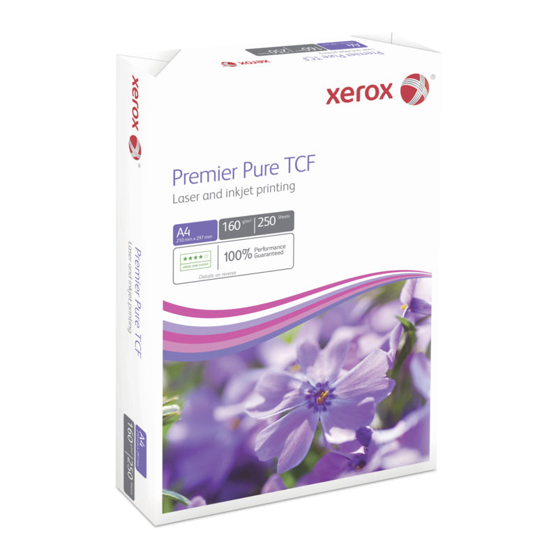 Xerox premierpuretcf Xerox Premier Pure TCF Kopierpapier – A4, 160 g/m², weiss – 1250 Blatt
