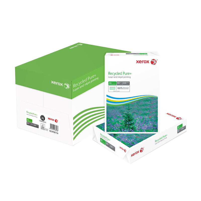 Xerox Recycled Pure+ Recycled Pure+ Recyclingpapier Weiss – A4, 80 g/m², 2'500 Blatt