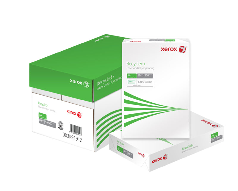 Xerox Recycled+ Recyclingpapier Weiss – A4, 80 g/m², 2'500 Blatt