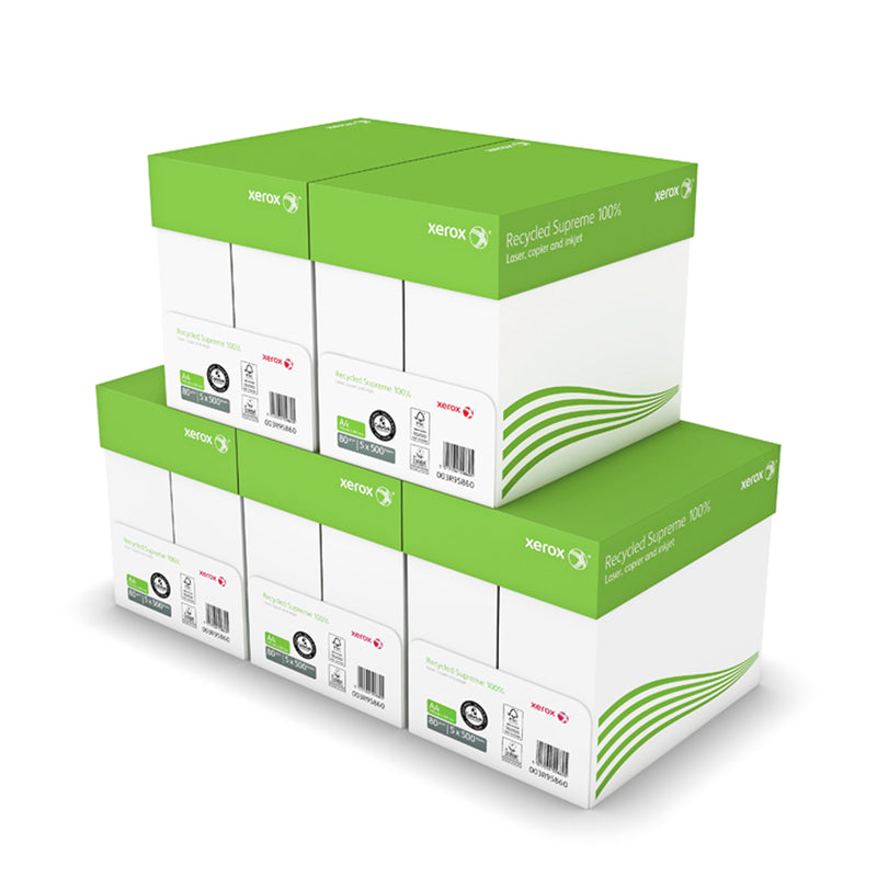 Xerox Recycled Supreme100% Xerox Recycled Supreme Recyclingpapier matt weiss – A4, 80 g/m², 100'000 Blatt