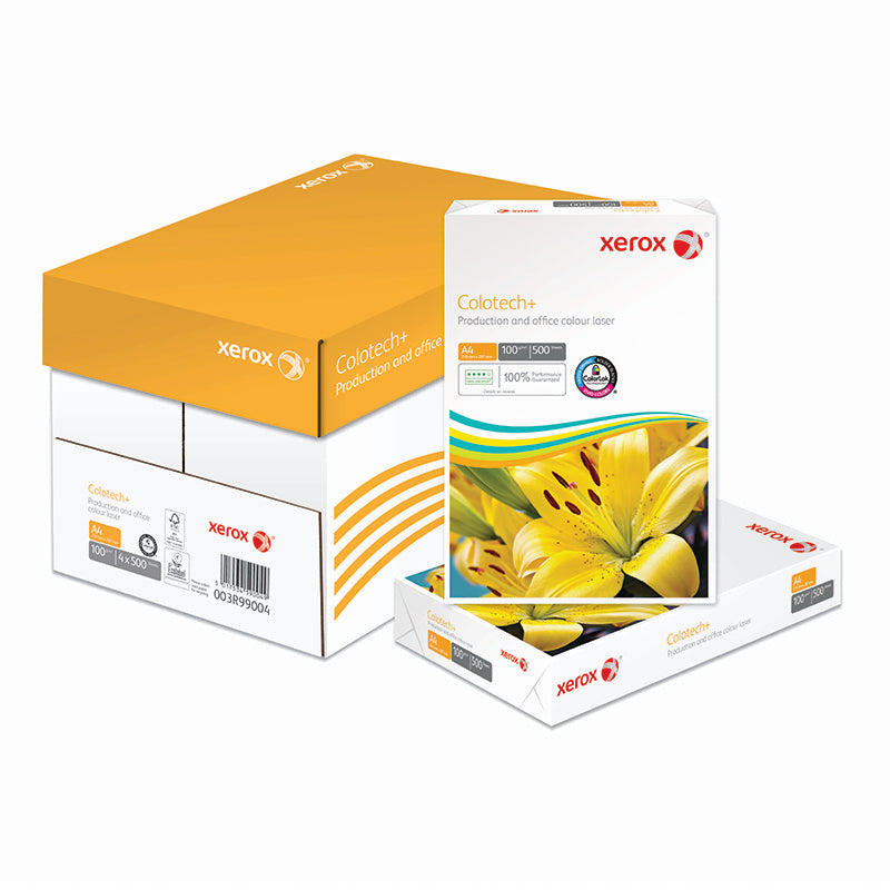Xerox Colotech+ Beschichtetes Laserpapier Hochglanz Weiss – A3, 250 g/m², 1'000 Blatt