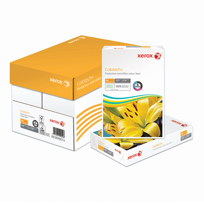 Xerox Colotech+ Colotech+ Beschichtetes Laserpapier Hochglanz Weiss – A4, 160 g/m², 1'250 Blatt