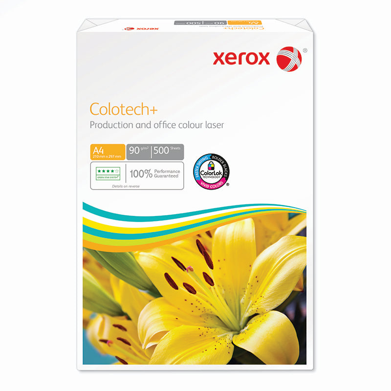 Xerox Colotech+ Colotech+ Beschichtetes Laserpapier glänzend weiss – A4, 90 g/m², 2'500 Blatt