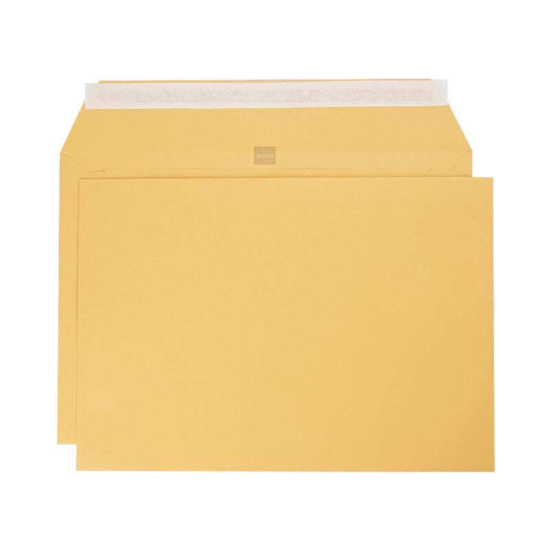 Gelb Bank Couvert C4, ohne Fenster, gelb, 120 g/m² – 250 Stk.