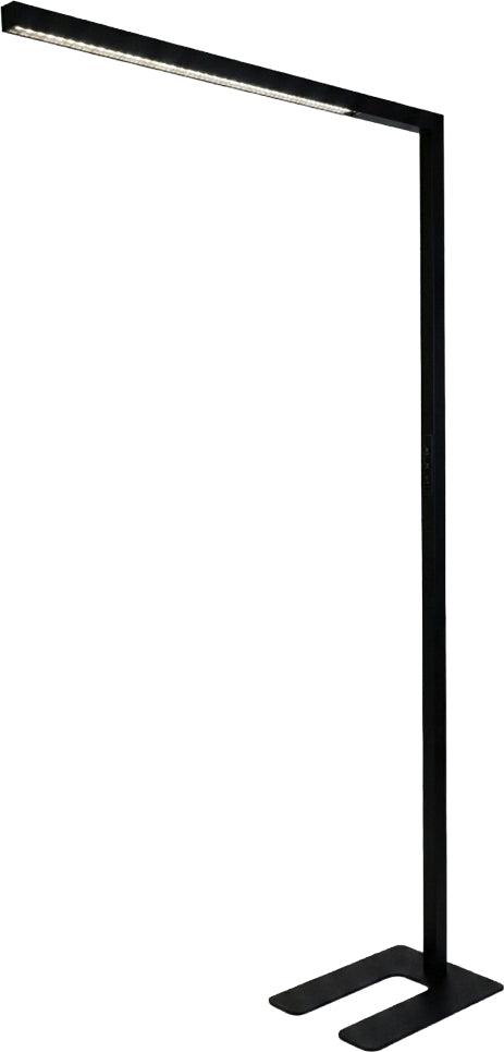 Luxula Stehleuchte Slim Line LX700136 – 3500 lm, 4000 K, dimmbar, 109 cm – Schwarz
