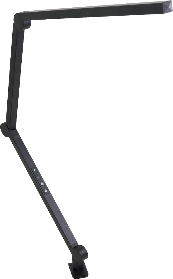 Luxula Tischleuchte LX700157 – 450 lm, 10 W, 3000–6500 K, dimmbar, schwarz, Klemmleuchte, Touch