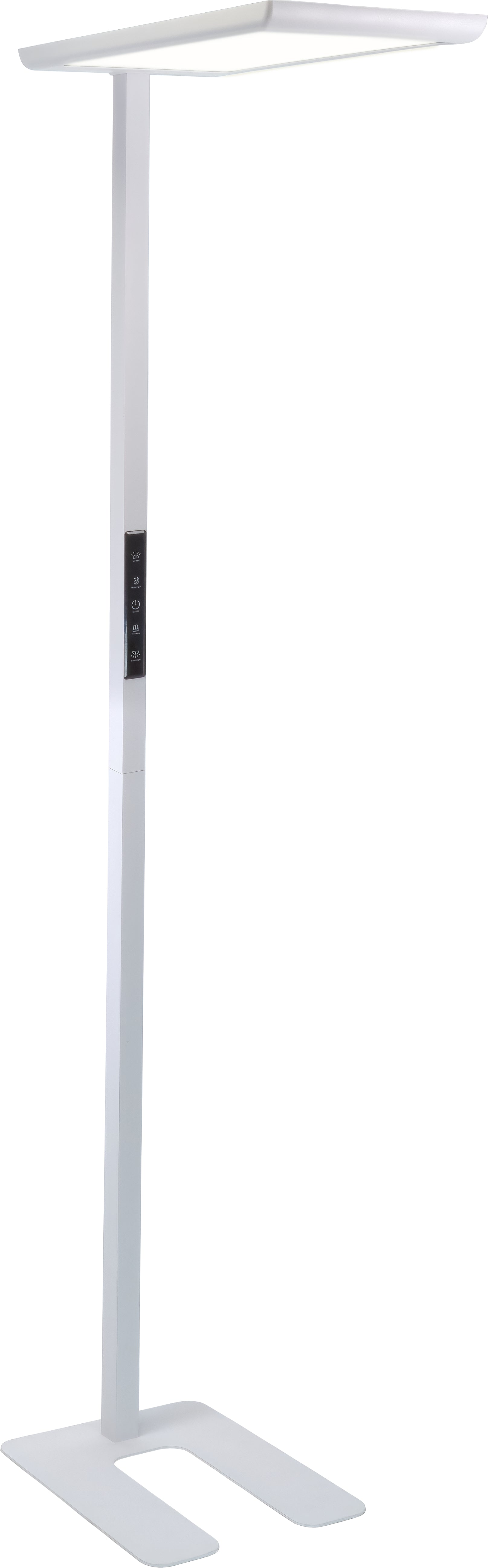 Luxula Stehleuchte ECO Line LX700193 – 7000 lm, 100 W, dimmbar, Touch, weiss
