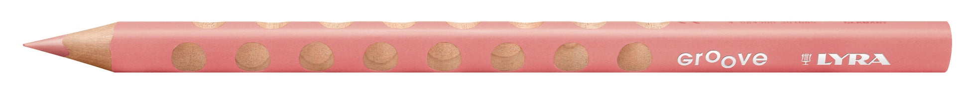Lyra Buntstifte Groove – Einzelstift Pink Madder Lake, Dreikant, Mine Ø 4,3 mm