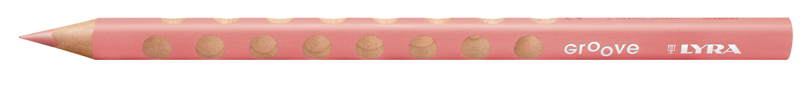 Lyra Buntstifte Groove – Einzelstift Pink Madder Lake, Dreikant, Mine Ø 4,3 mm