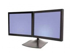 Ergotron DS100 – Monitorhalterung, Dual, Tischklemme, bis 24", Schwarz
