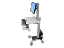 Ergotron WorkFit C-MOD LCD LD Single – Monitorhalterung, 1 Monitor, höhenverstellbar