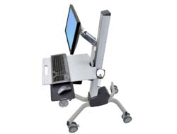 Ergotron Boden-Prospektständer NEO-FLEX – für 27", mit Rollen, VESA MIS-D