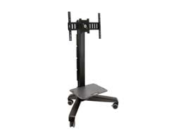 Ergotron Prospektständer Neoflex Mobile MediaCenter VHD – mit Rollen, schwarz