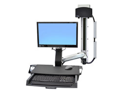 Ergotron SV Small – Zubehör: CPU-Halter – für SV Combo Arm Worksurface, poliert