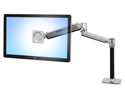 Ergotron LX HD LIFT50 MIS-D/EF – Monitorarm, bis 46", 6,4–13,6 kg, höhenverstellbar