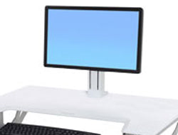 Ergotron WorkFit Single LD Wandhalterung – Weiss