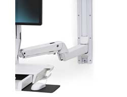 Ergotron 45-261-216 – Sitz-/Steh-Workstation – Kabelmanagement – für Ergotron 45-260-216, 45-266-216 und andere