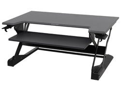 Ergotron Stehtisch – 38,1 cm – Schwarz – Höhenverstellbar