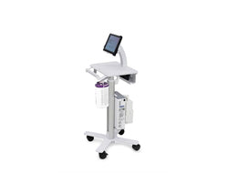 Ergotron StyleView Tabletwagen SV10 – für Tablets, VESA 75×75 mm, 100×100 mm, 12" – Aluminium, Weiss