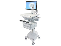 Ergotron StyleView SV44-1321-C – Computerwagen mit LCD-Pivot, 2 Schubladen, mit SLA-Akku, bis 24"