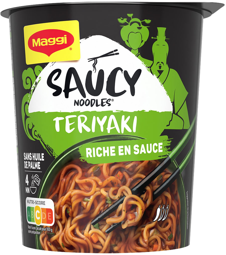 Maggi Cup Noodles Instantnudeln Poulet Teriyaki Becher – 75 g