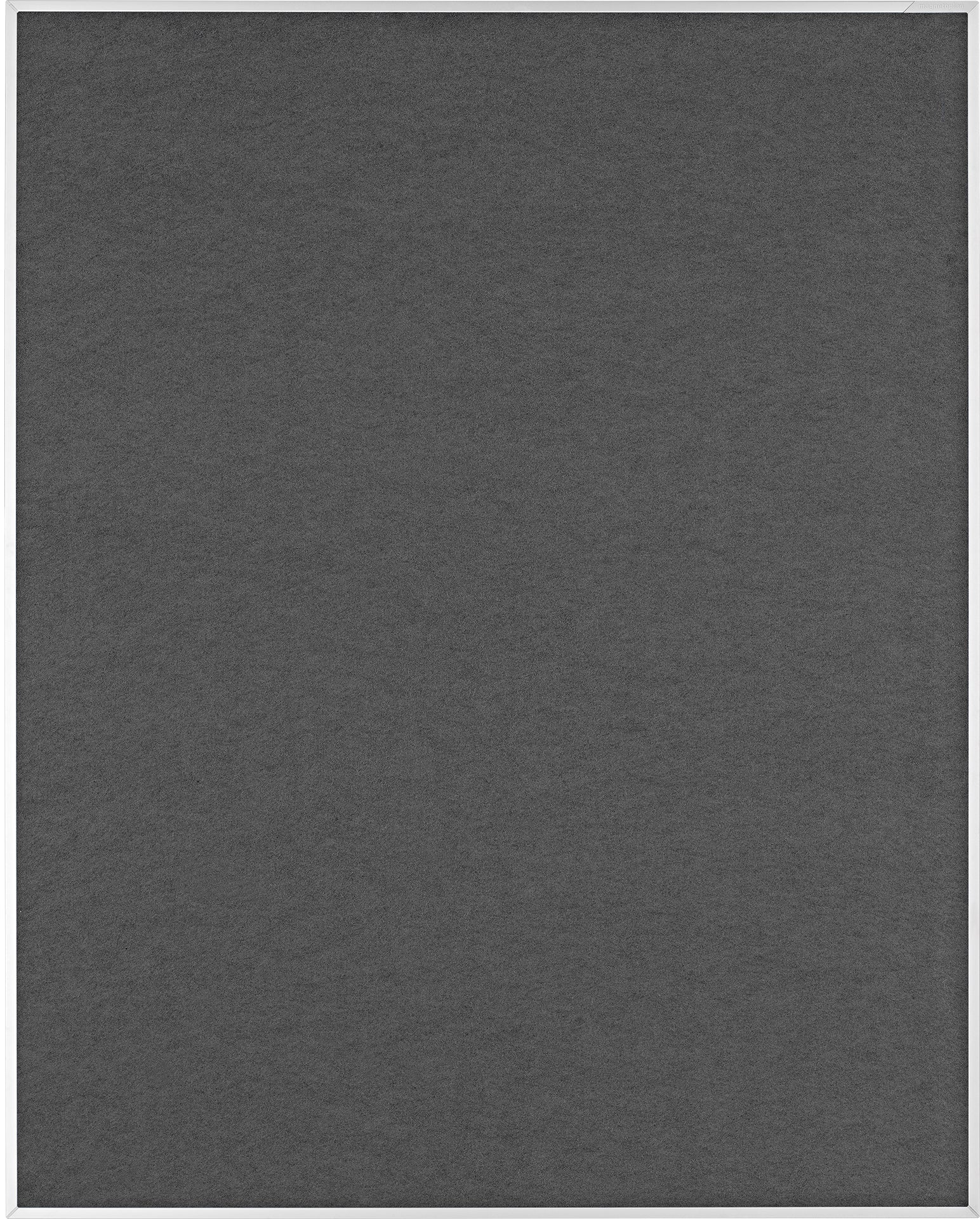 Magnetoplan Filztafel – 150 × 120 cm – grau, Alurahmen