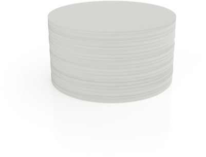 Magnetoplan 111151700 Moderationskarten Kreis – Ø 14 cm, weiss, Papier, 120 g/m², 500 Stk.