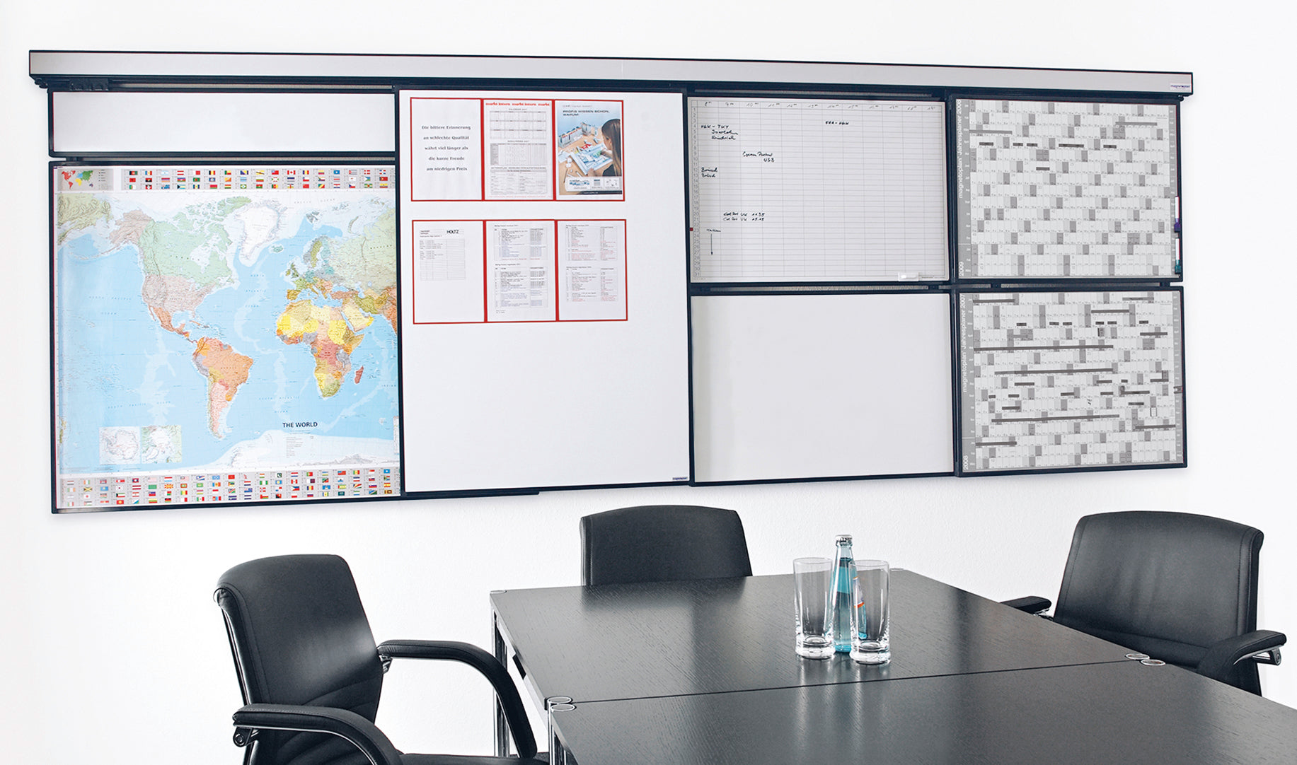 Magnetoplan Kompakt Wandschienensystem – 100 cm