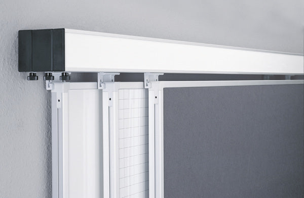 Magnetoplan Wandschienensystem Senior 1111579A – magnetisch, 100 cm – für Magnetoplan Systemtafeln