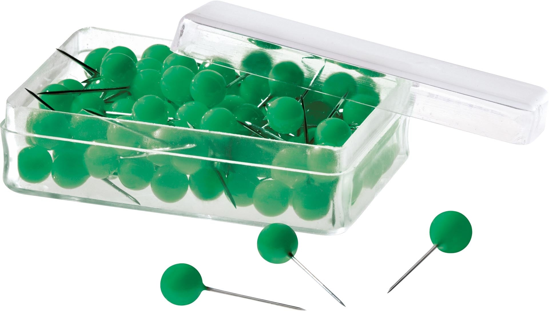Magnetoplan Pinnnadeln – Ø 6 mm, L 19 mm – grün