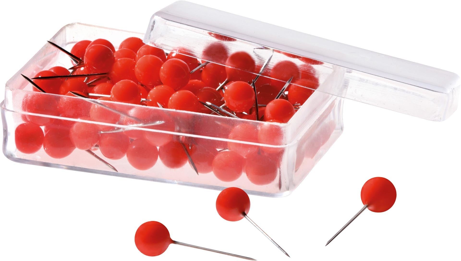 Magnetoplan Pinnnadeln – Ø 6 mm, L 19 mm – rot