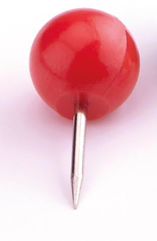 Magnetoplan Pinnnadeln – Ø 6 mm, L 17 mm – rot