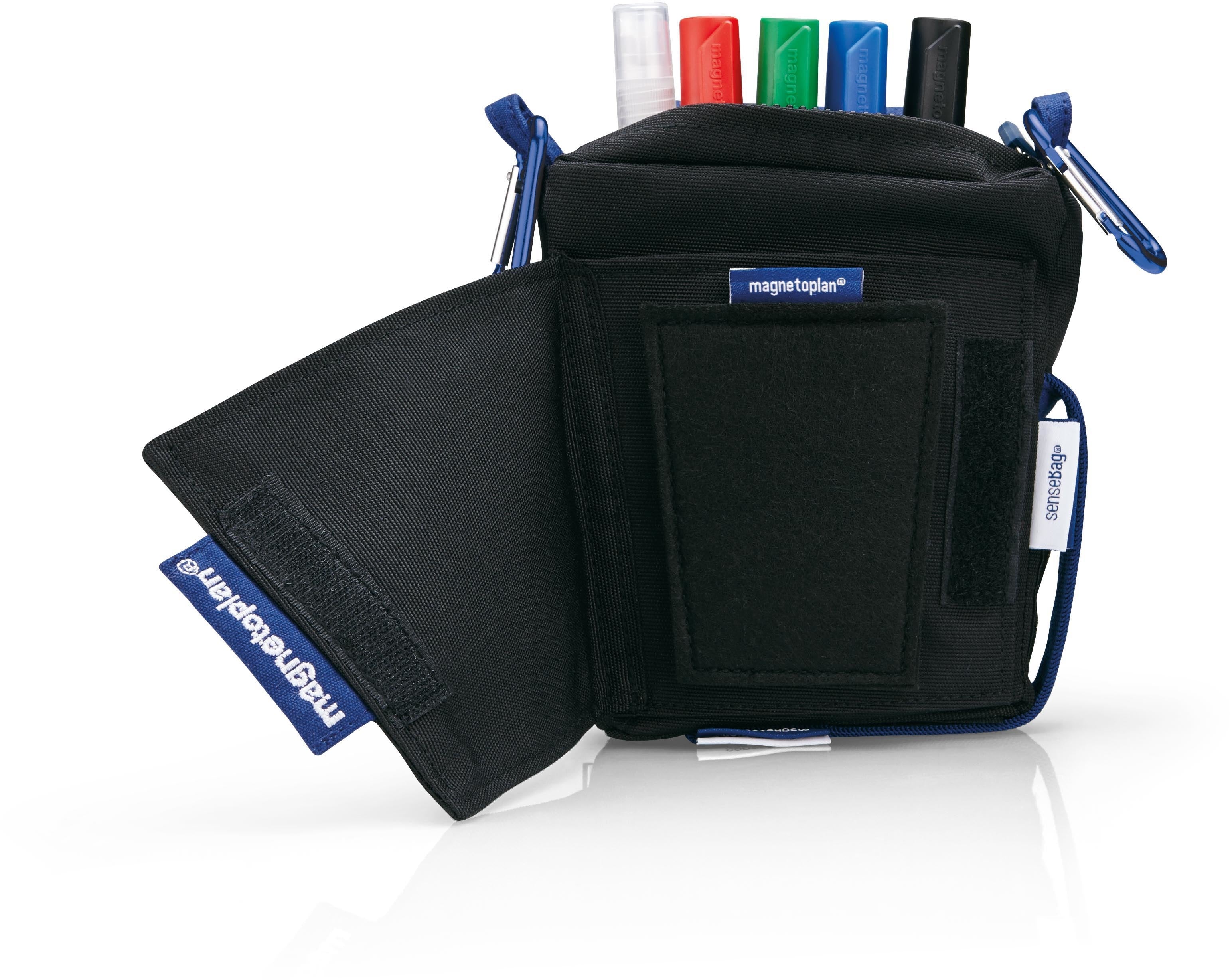 Magnetoplan Action Holster 11122 Moderatorenkoffer – 175 × 54 × 236 mm, für Whiteboards und Flipcharts