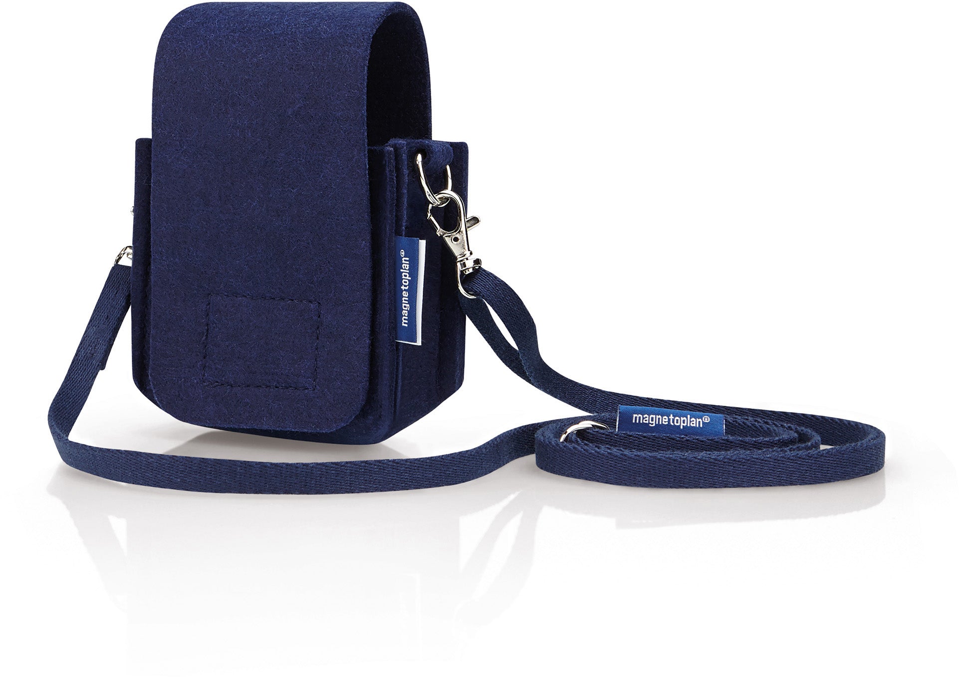 Magnetoplan ecoAware 11124 – Etui, Moderatorentasche, Blau, Filz, 18,5 × 8 × 29 cm