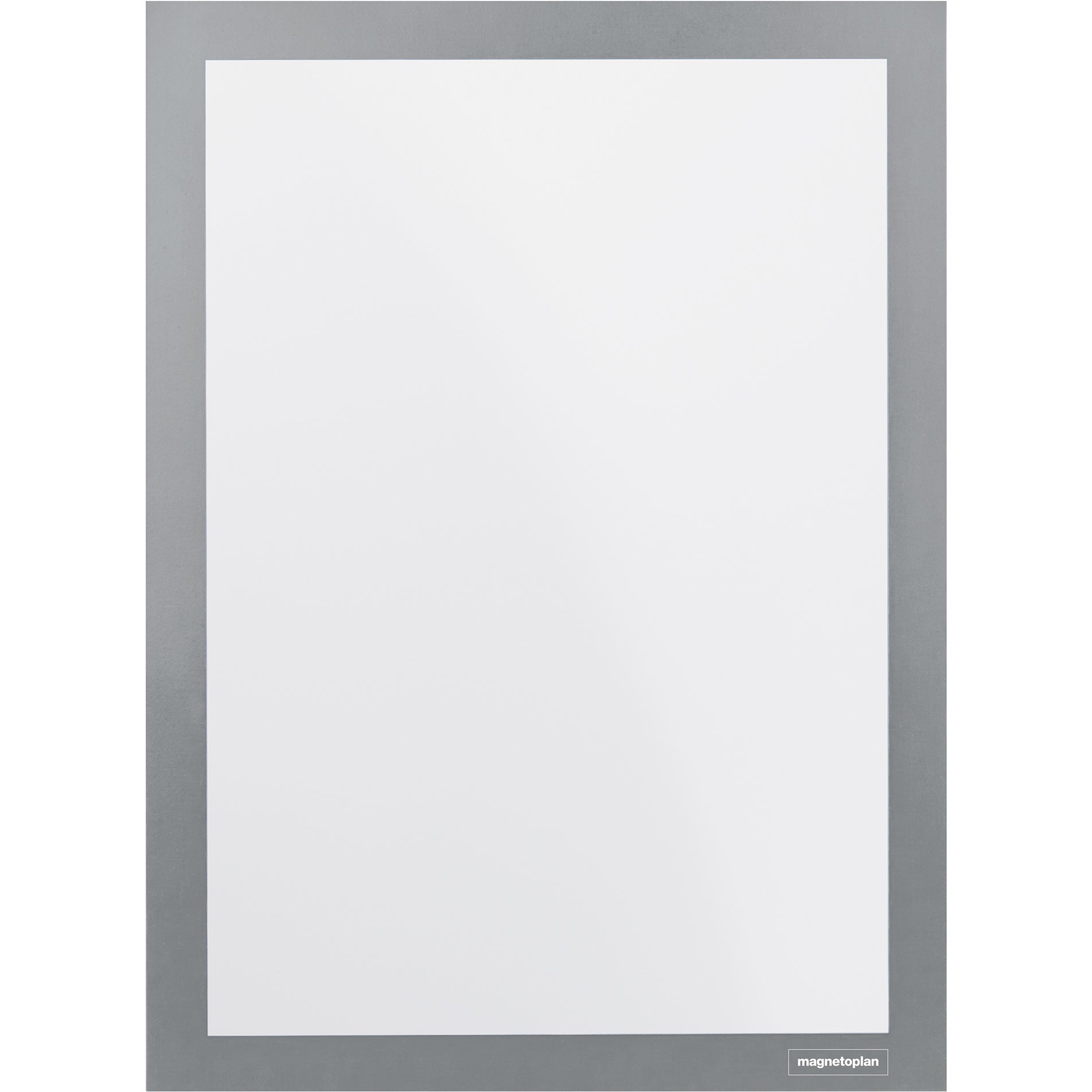 Magnetoplan Info-Rahmen selbstklebend – DIN A4 – grau – 2er Pack