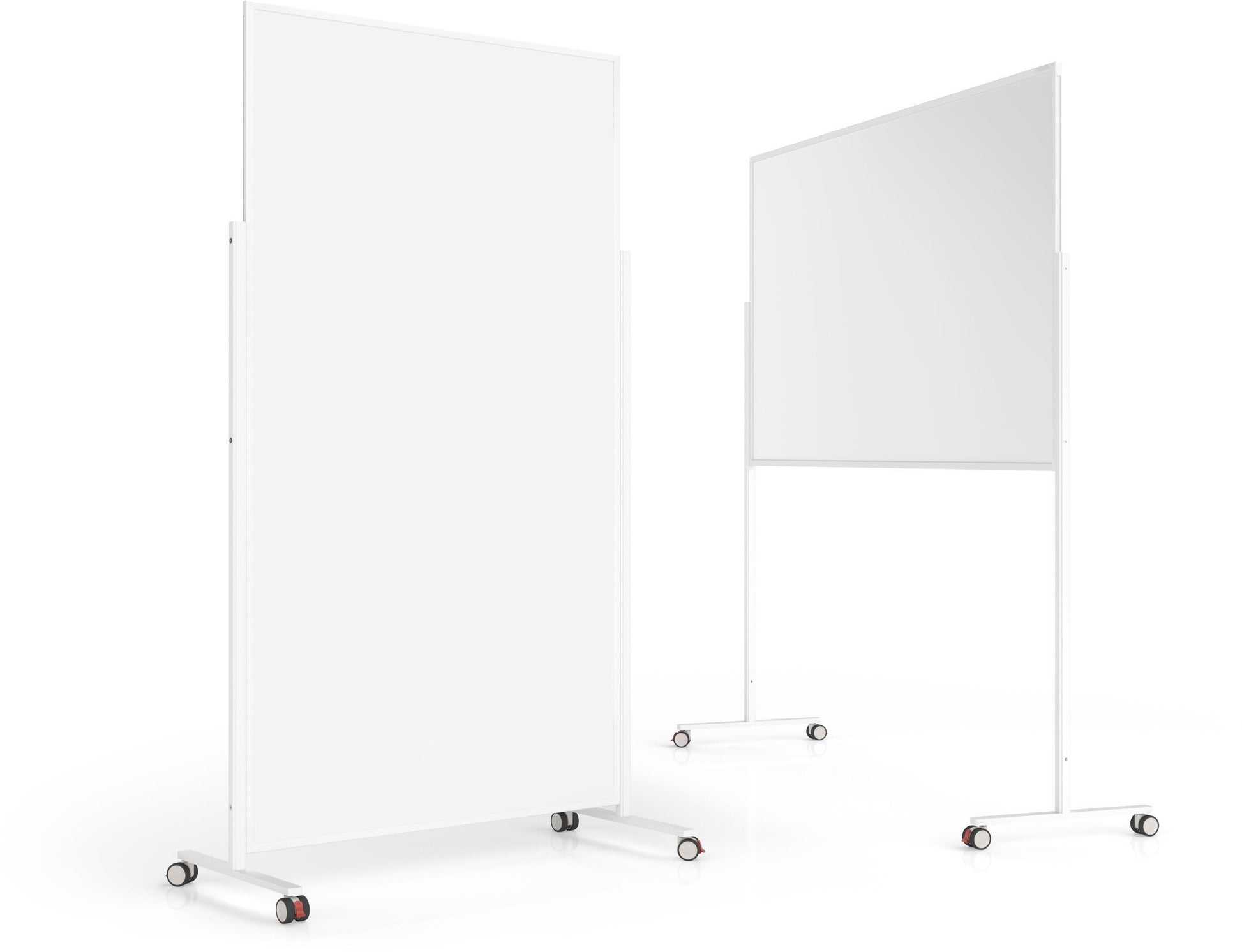 Magnetoplan Vario 1181100 Mobiles Whiteboard – Stahl, magnetisch, beidseitig – 105 × 184 cm