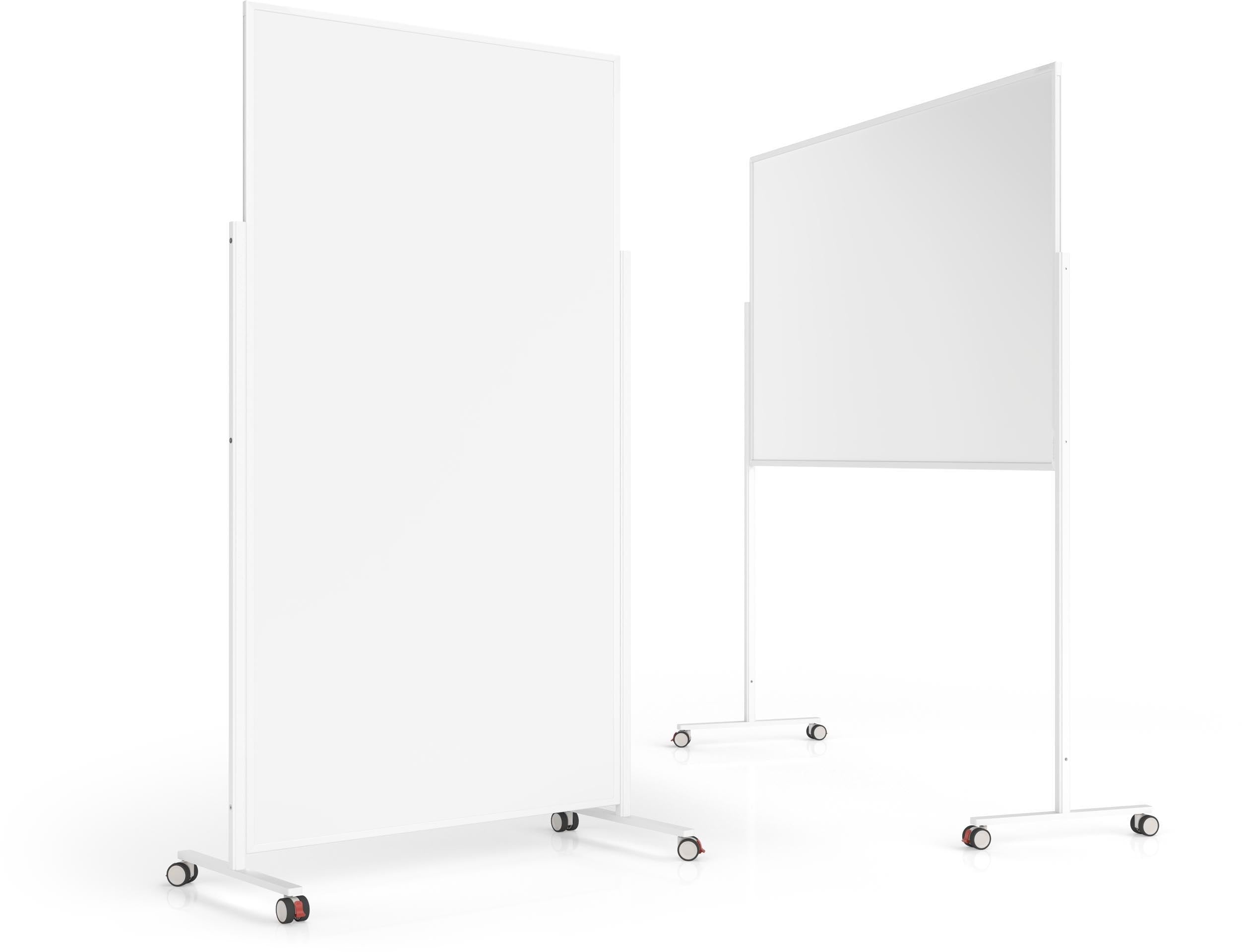 Magnetoplan Vario 1181100 Mobiles Whiteboard – Stahl, magnetisch, beidseitig – 105 × 184 cm