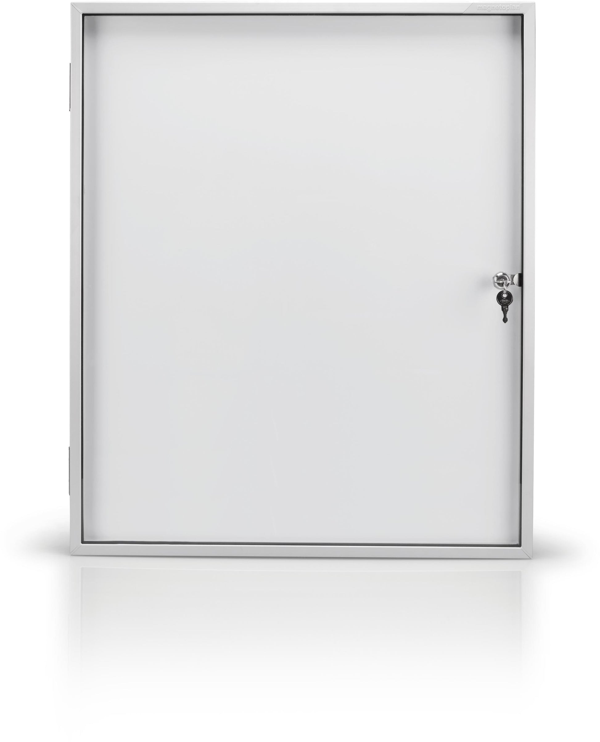 Magnetoplan Schaukasten – für Innenbereich – Klapptür – magnetische Metallrückwand – 12 × DIN A4