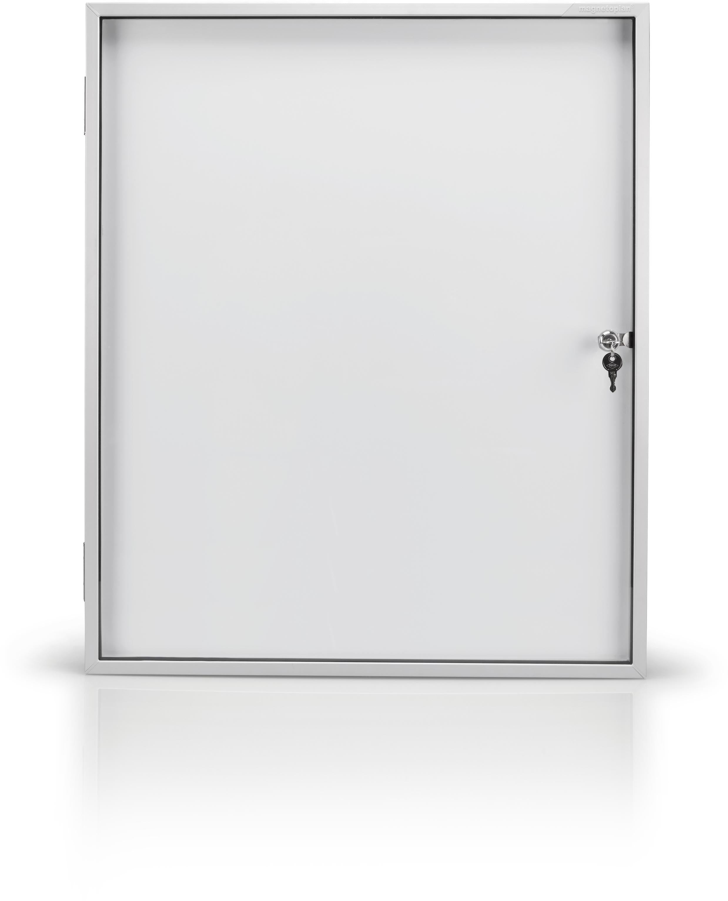 Magnetoplan Schaukasten – für Innenbereich – Klapptür – magnetische Metallrückwand – 12 × DIN A4