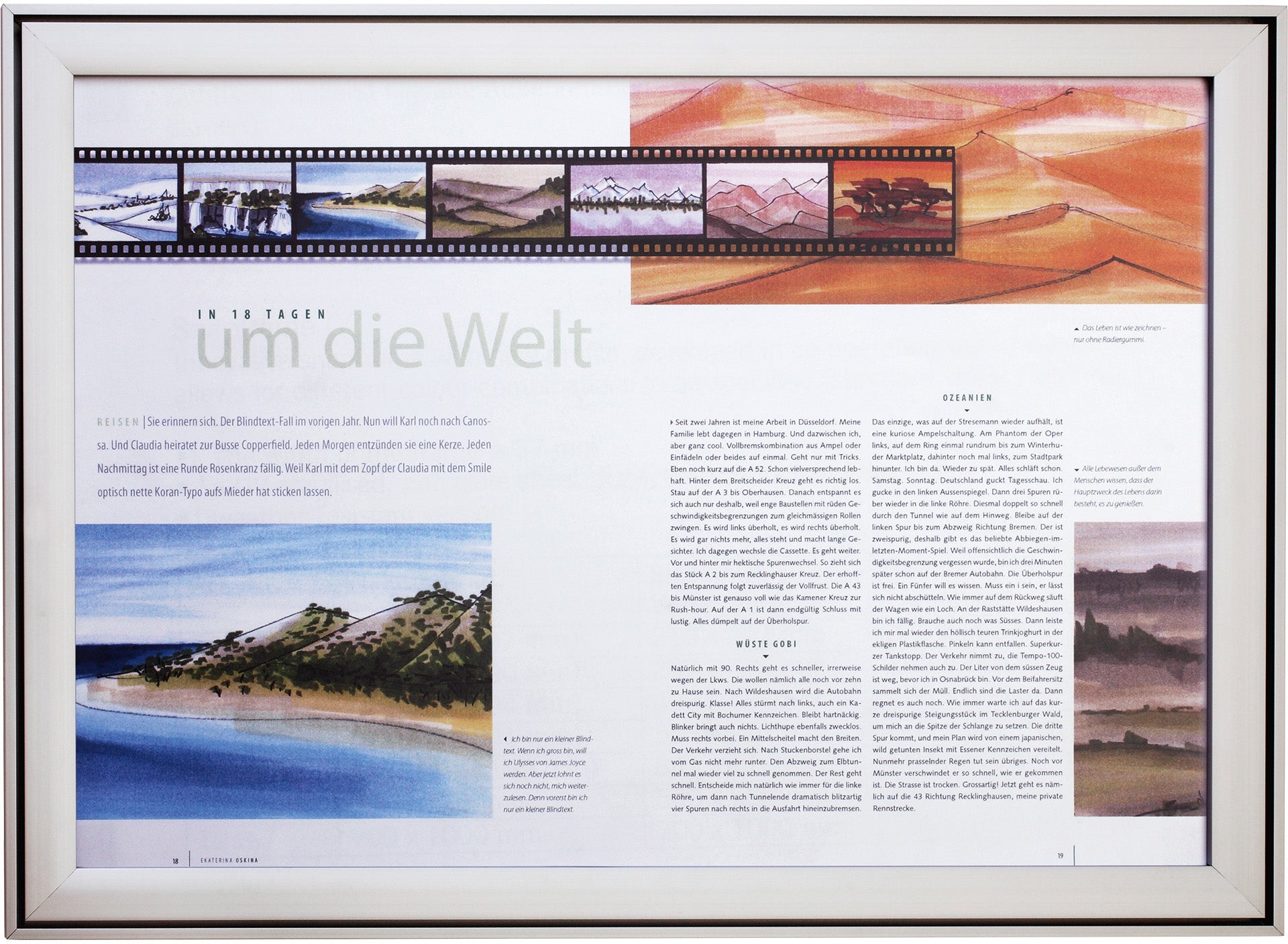 Magnetoplan Plakatrahmen CC – für A2 – Klapprahmen – Silber – Aluminium