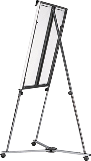 Magnetoplan 12270100 Universelles Fahrgestell für Flipcharts – mobil, 3 Rollen mit Feststellbremsen
