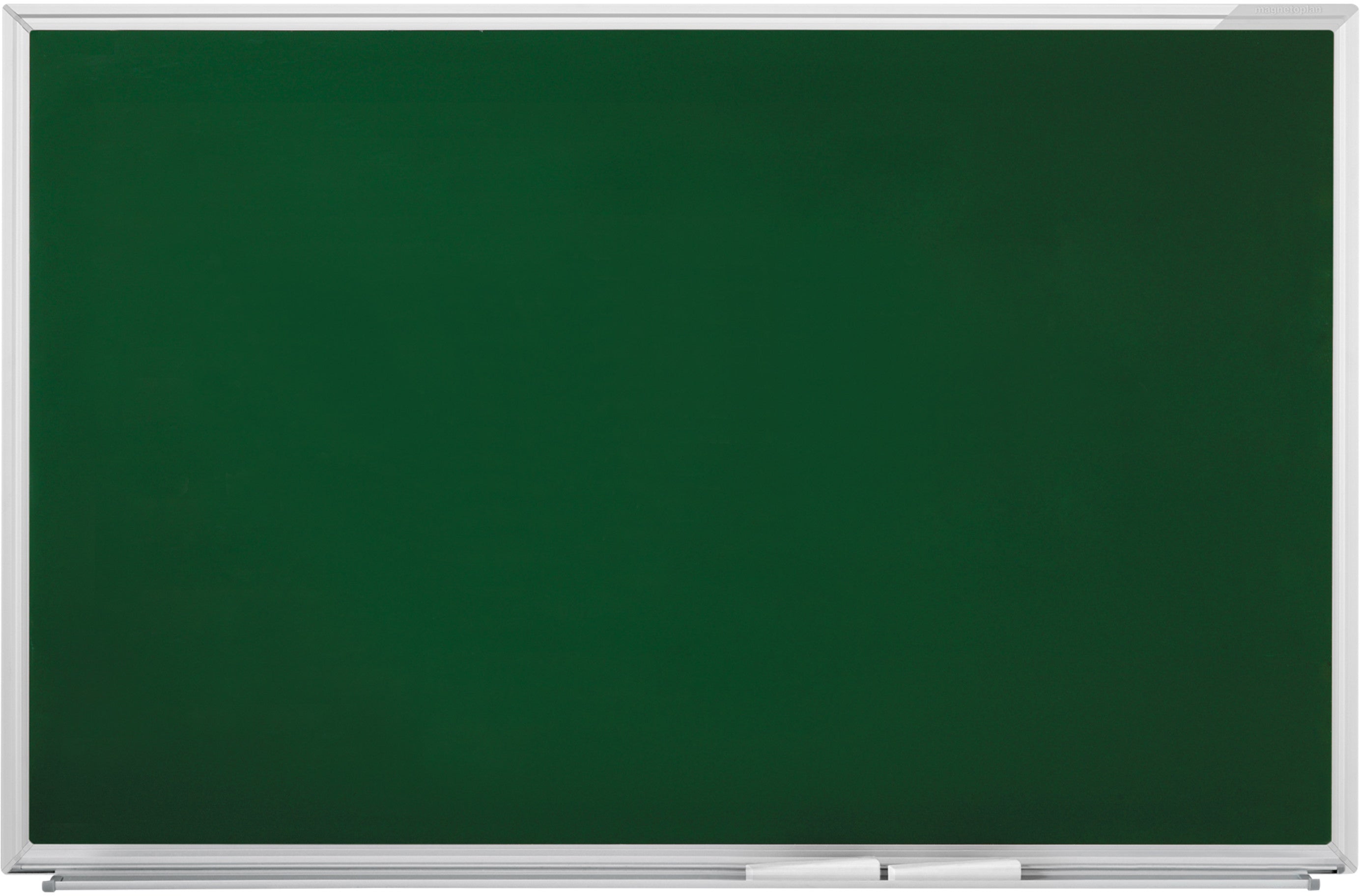 Magnetoplan Kreidetafel SP – 1500 × 1200 mm – lackierter Stahl, Aluminiumrahmen, grün – magnethaftend