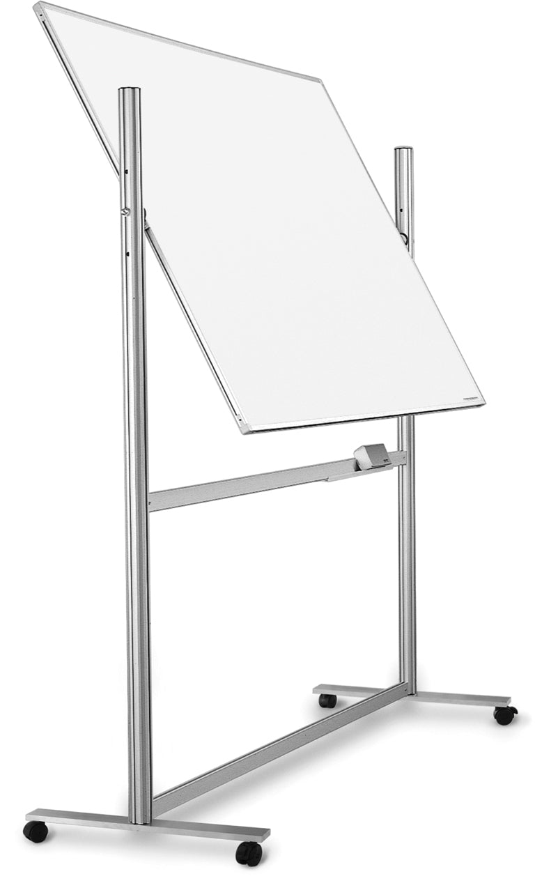 Magnetoplan Ferroscript 1242315 Mobiles Whiteboard – Emaille, magnetisch, drehbar – 150 × 100 cm