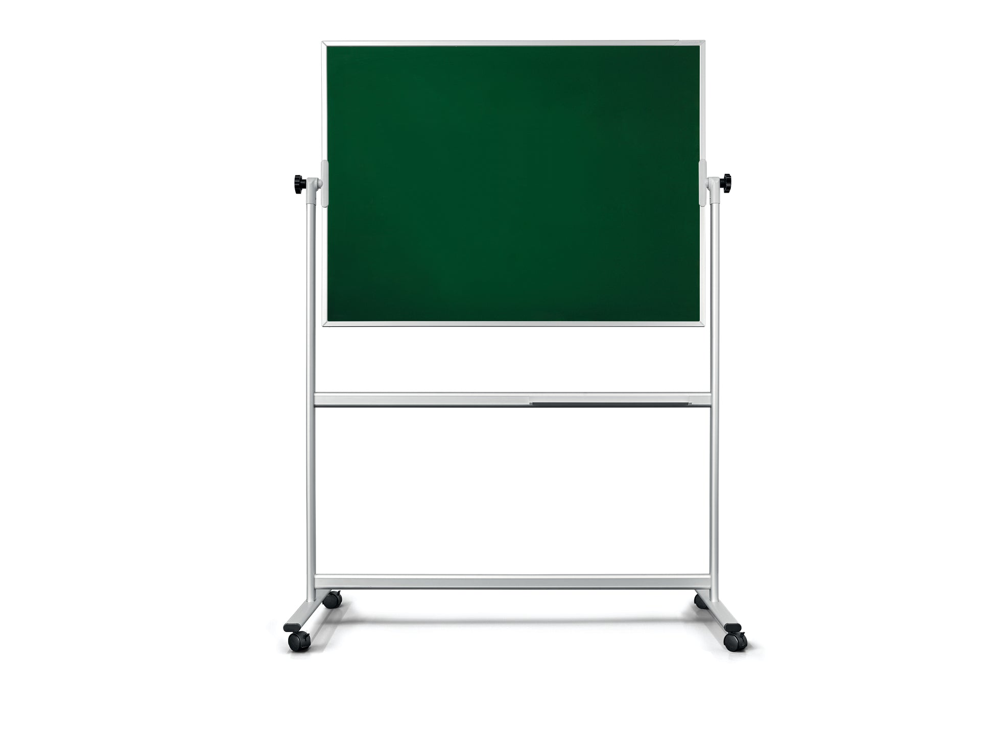 Magnetoplan Kreidetafel – 1'500 × 1'000 mm – Aluminiumrahmen, grün – magnethaftend, für Kreide & Kreidemarker