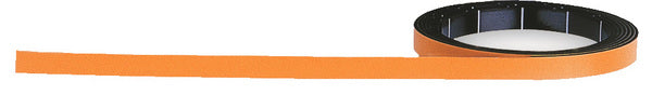 Magnetoplan Magnetband – magnetisch, orange – 5 mm × 1 m