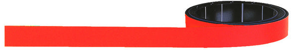 Magnetoplan Magnetband – Rot – Magnetisch, Beschreibbar, Wieder Abwischbar – 10 mm × 1 m