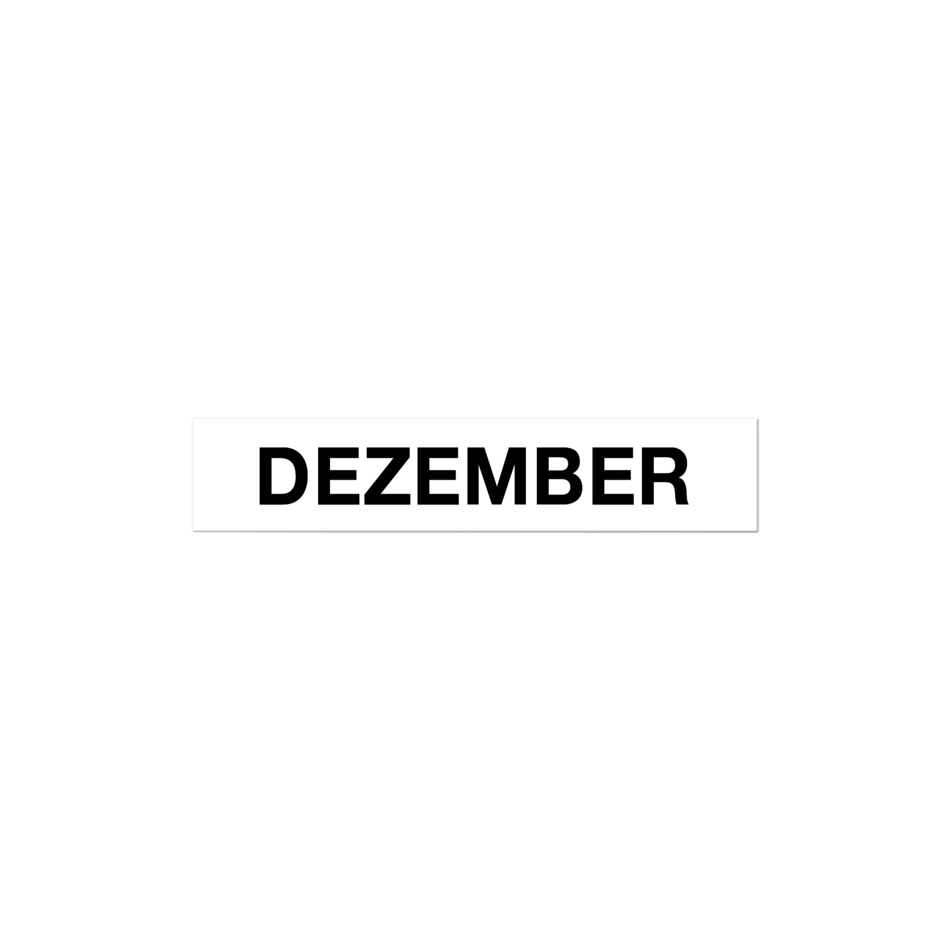 Magnetoplan Monatsmagnete Januar–Dezember – 100 × 20 mm, 12 Stück